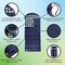 Wakeman Lightweight 32F Sleeping Bag with Hood and Carry Bag for Camping and Hiking by Navy 75-CMP1074 - alternate 3